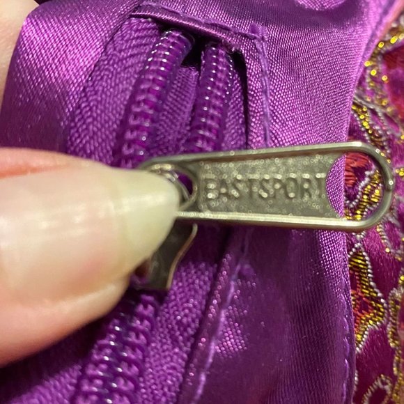 EastSport Purple BoHo Drawstring Backpack - Picture 5 of 5